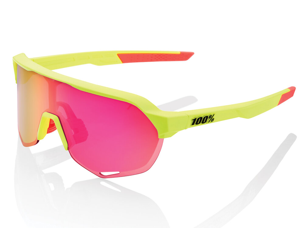 100% S2 - Multilayer Mirror Lens  unis Washed Out Neon Yellow