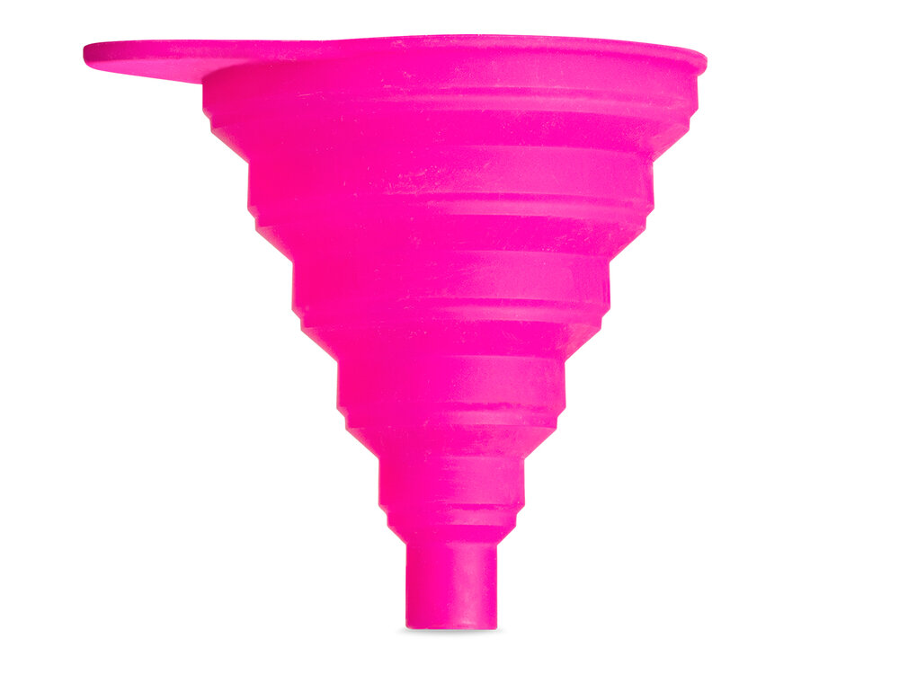 Muc Off Collapsible Silicone Funnel  nos black